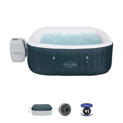 Spa gonflable carré Lay-Z-Spa Ibiza Airjet 4 à 6 personnes